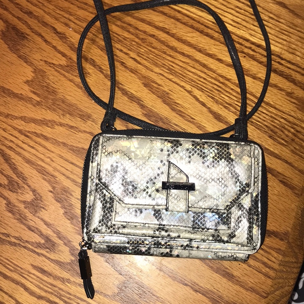 Vera Wang Snakeskin Crossbody